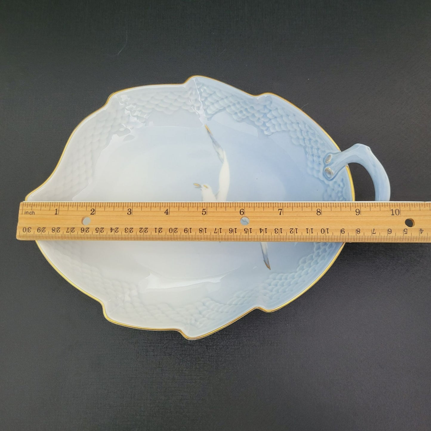 Bing & Grondahl Seagull 9" Leaf Dish, Made in Denmark
