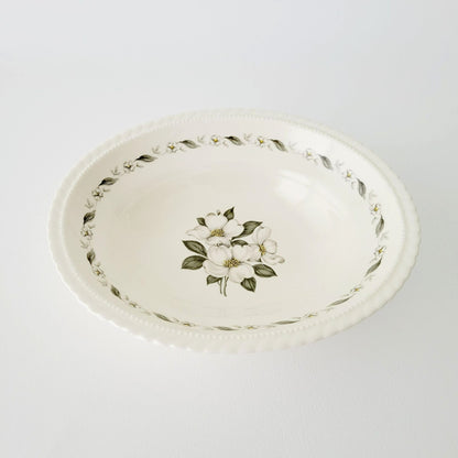 Steubenville Monticello Oval Serving Bowl, c.1940s, Made in USA