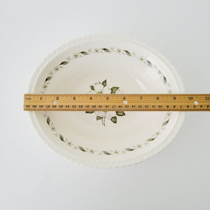 Steubenville Monticello Oval Serving Bowl, c.1940s, Made in USA