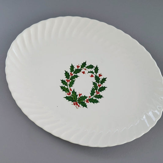 Scio Holly Berry 12" Oval Platter