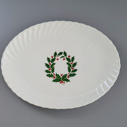 Scio Holly Berry 12" Oval Platter