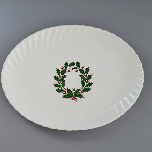 Scio Holly Berry 12" Oval Platter