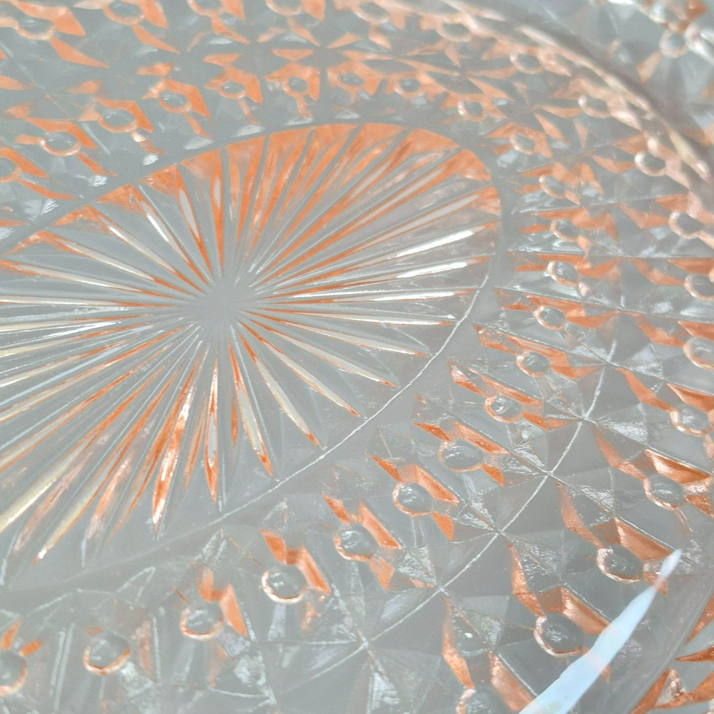 Jeannette HOLIDAY PINK Oval Serving Platter, c.1940-60s USA