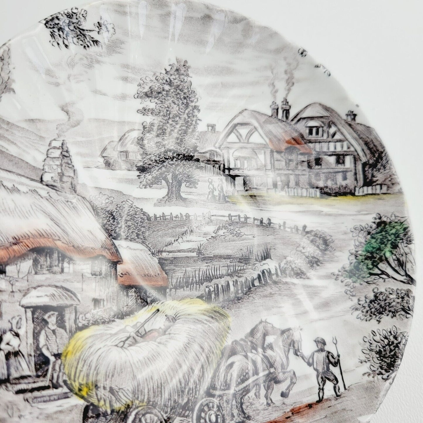 Staffordshire Yorkshire Saucer Set of 2, Made in England