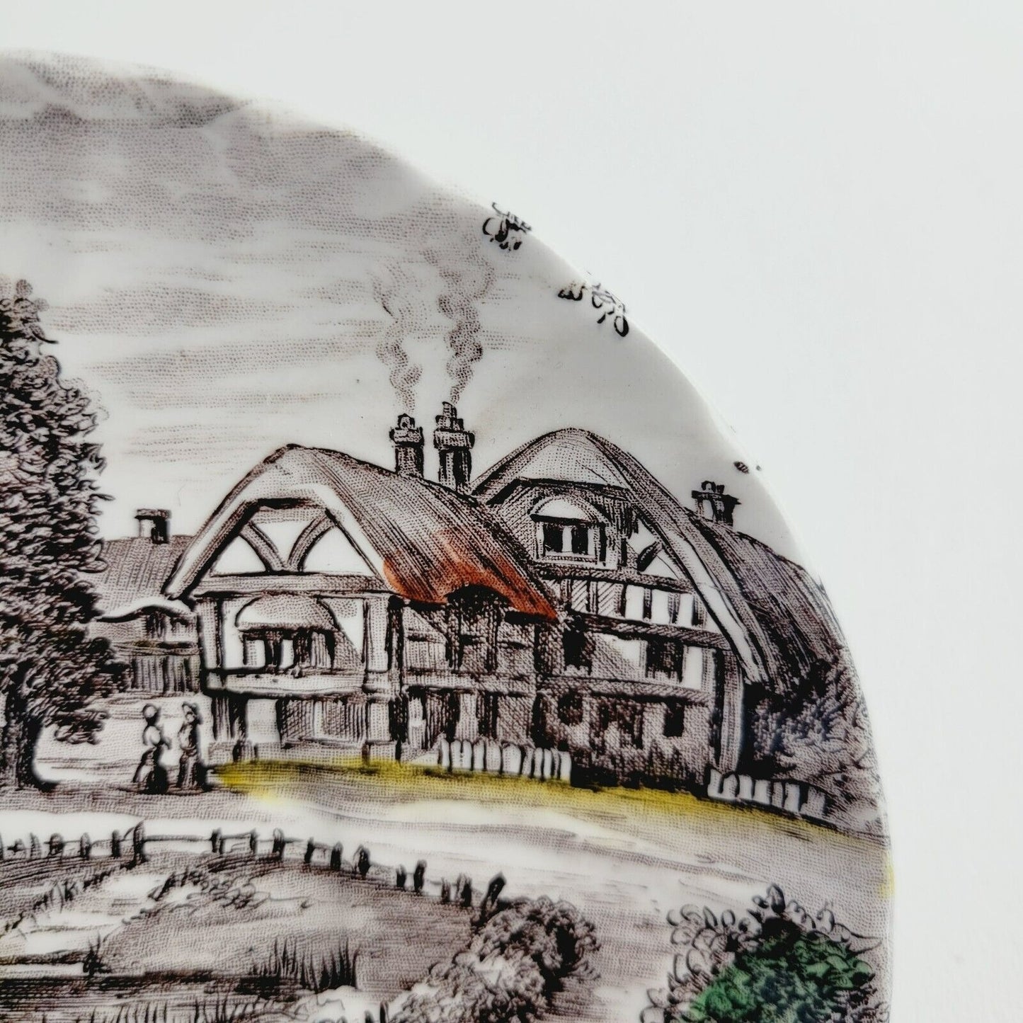 Staffordshire Yorkshire Saucer Set of 2, Made in England