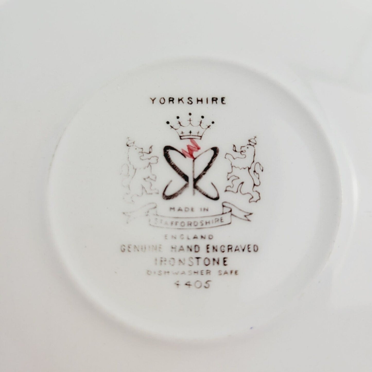 Staffordshire Yorkshire Saucer Set of 2, Made in England