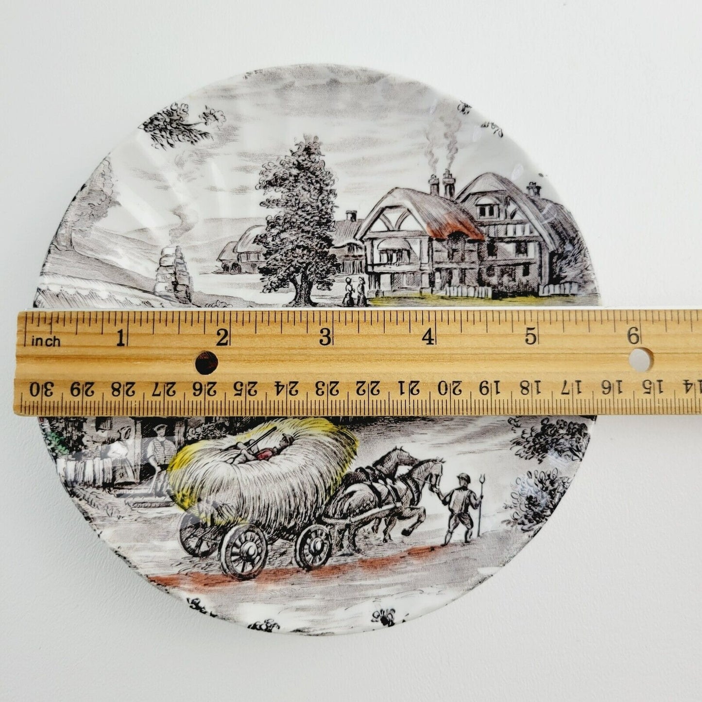 Staffordshire Yorkshire Saucer Set of 2, Made in England