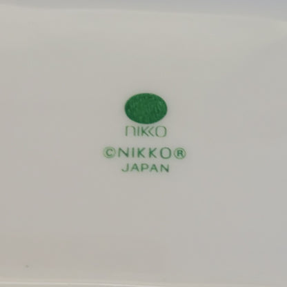 Nikko Christmastime Butter Dish, c.1990s Japan
