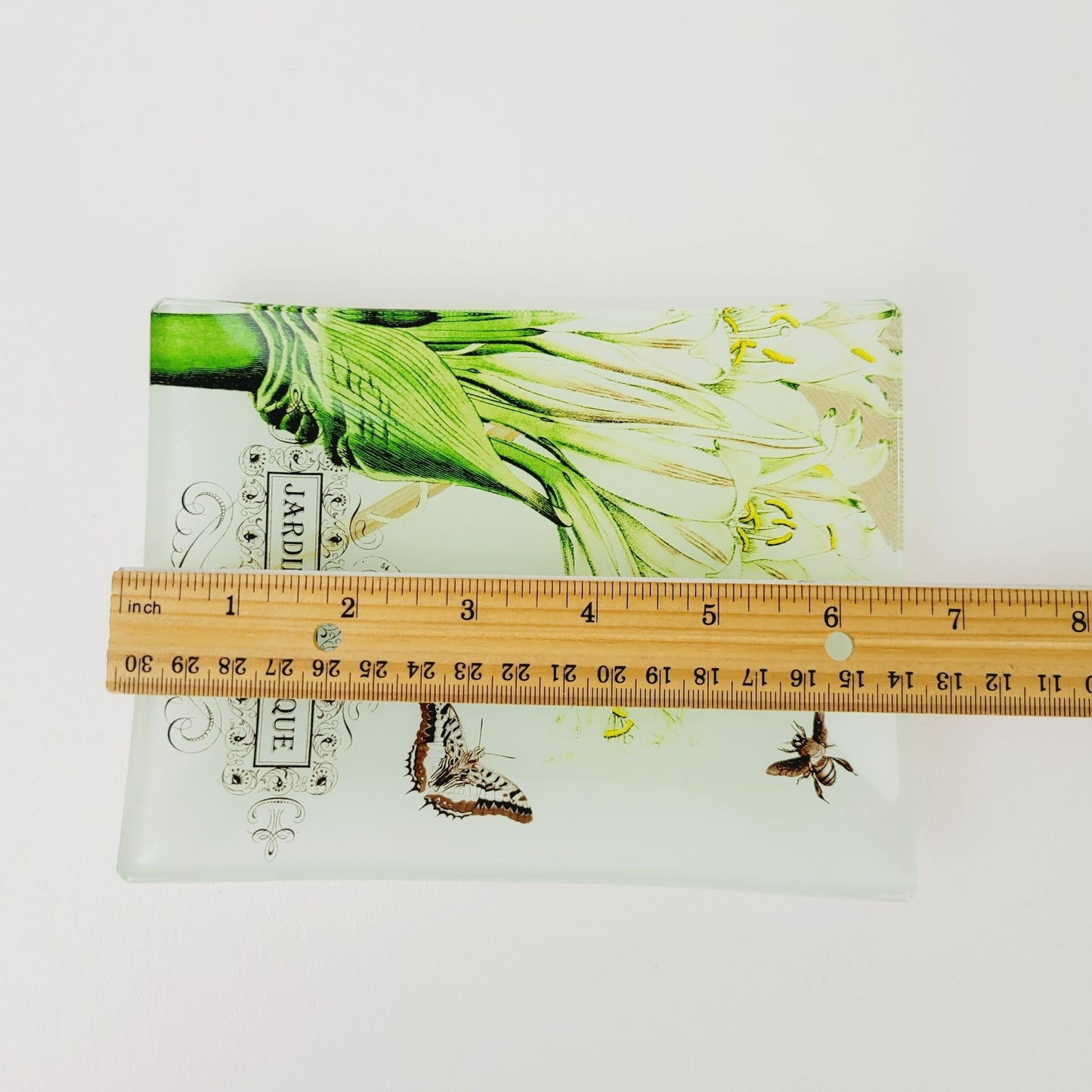 Studio Z Prima Donna Botanical Glass, Plate Set of 2