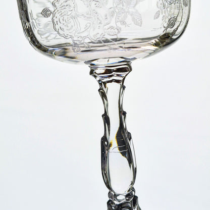 Fostoria "Willowmere" Coupe Champagne Set, c.1938-1970 United States