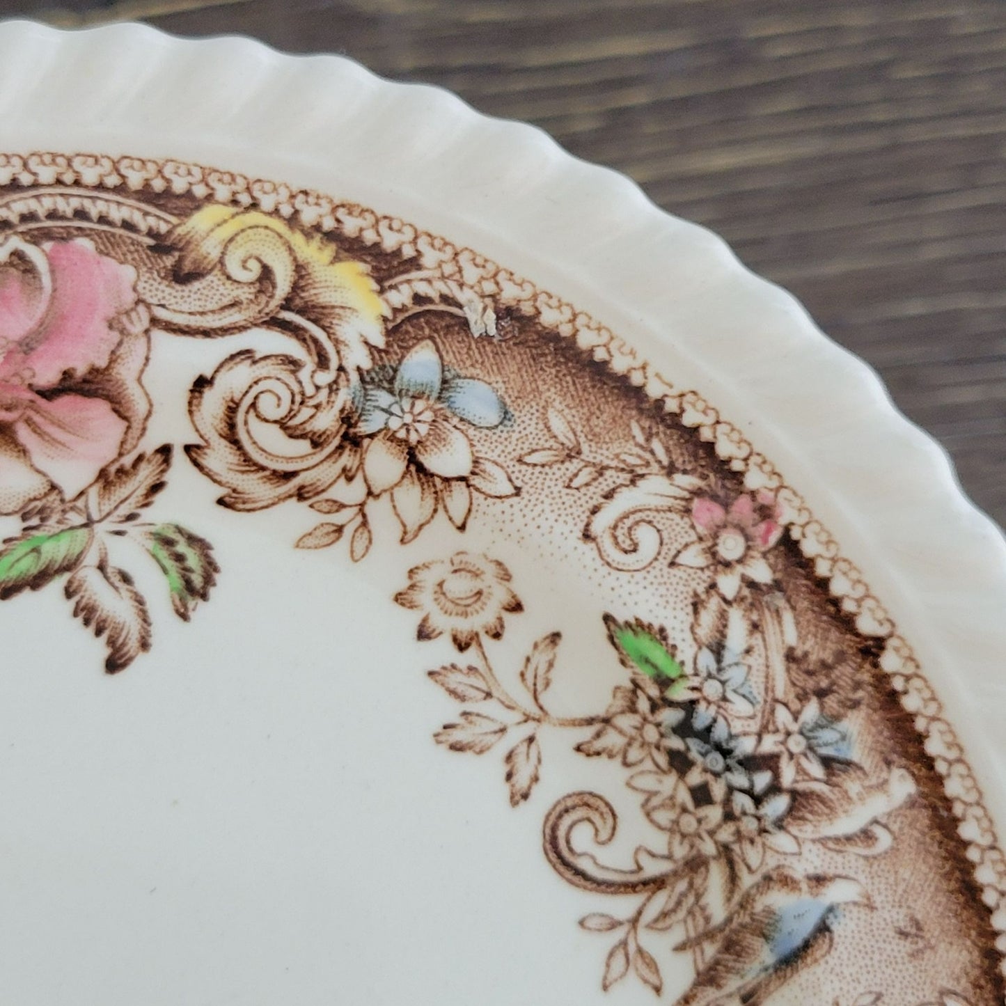 Johnson Bros Devonshire Brown Bread Plate, Set of 2