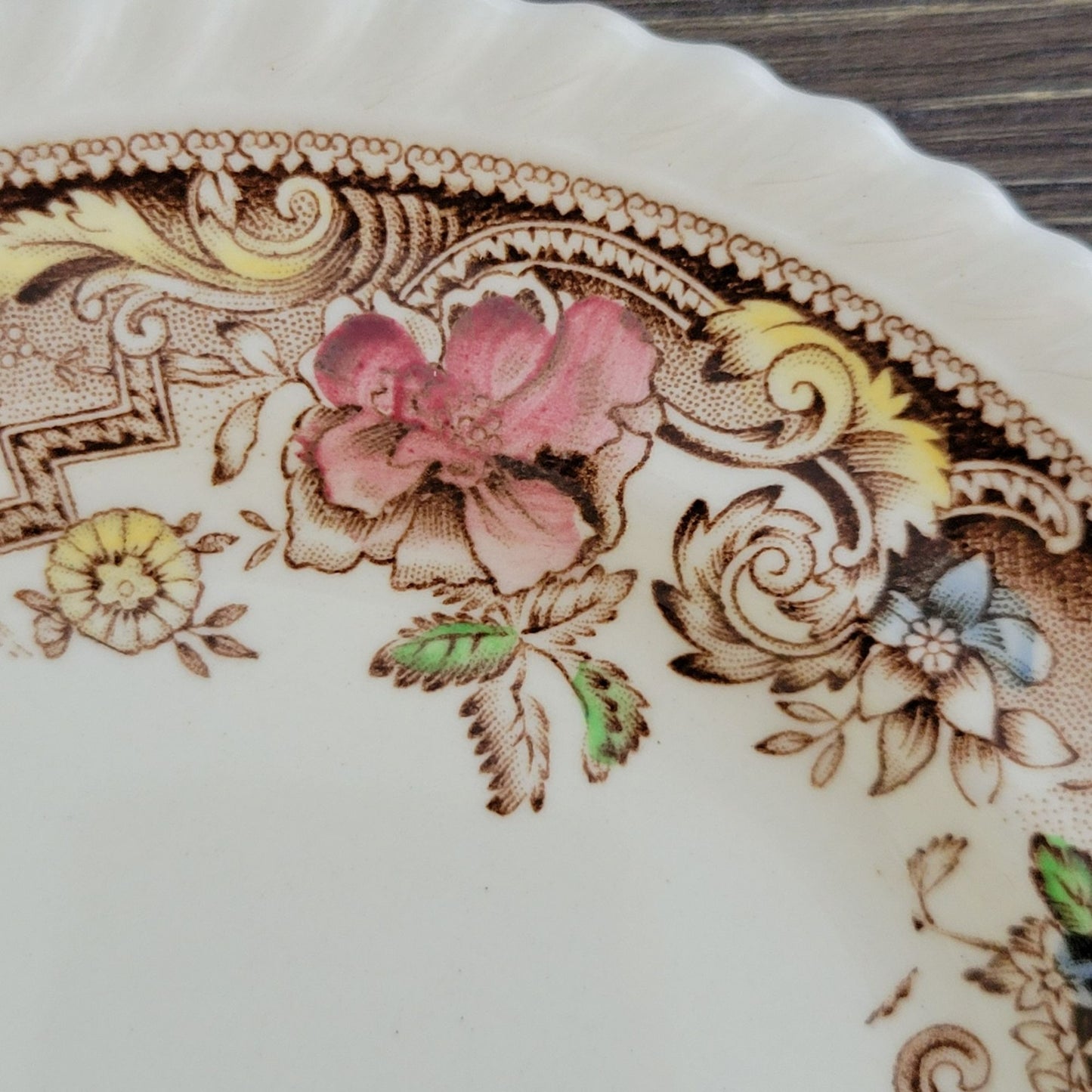 Johnson Bros Devonshire Brown Bread Plate, Set of 2