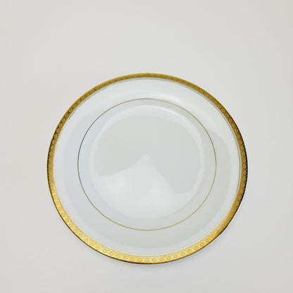 Noritake Richmond Salad Plate Set of 2,  Etched Gold Band