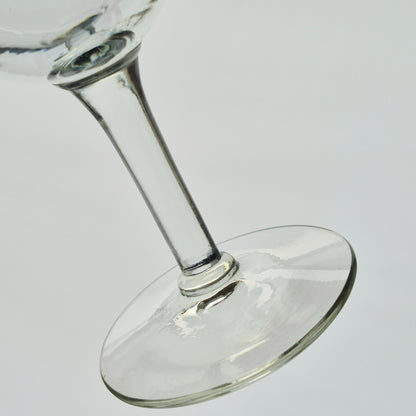 Libbey Glass "Silver Leaf" Wine Glass, Set of 2, USA c.1953-1978