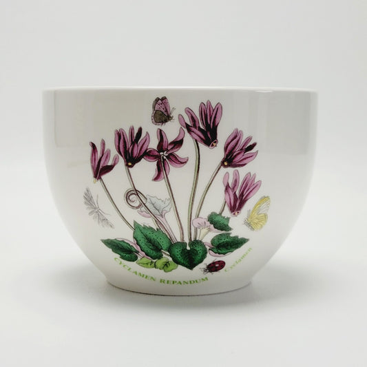 Portmeirion Botanic Garden Cyclamen 5" Chili Bowl, Made in Britain