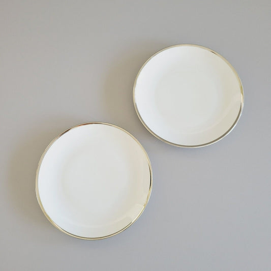 Johann Haviland Wedding Ring Bread Plate, Set of 2, c.1960s Germany