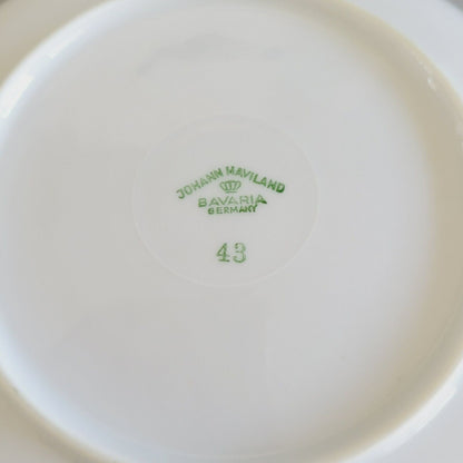 Johann Haviland Wedding Ring Bread Plate, Set of 2, c.1960s Germany