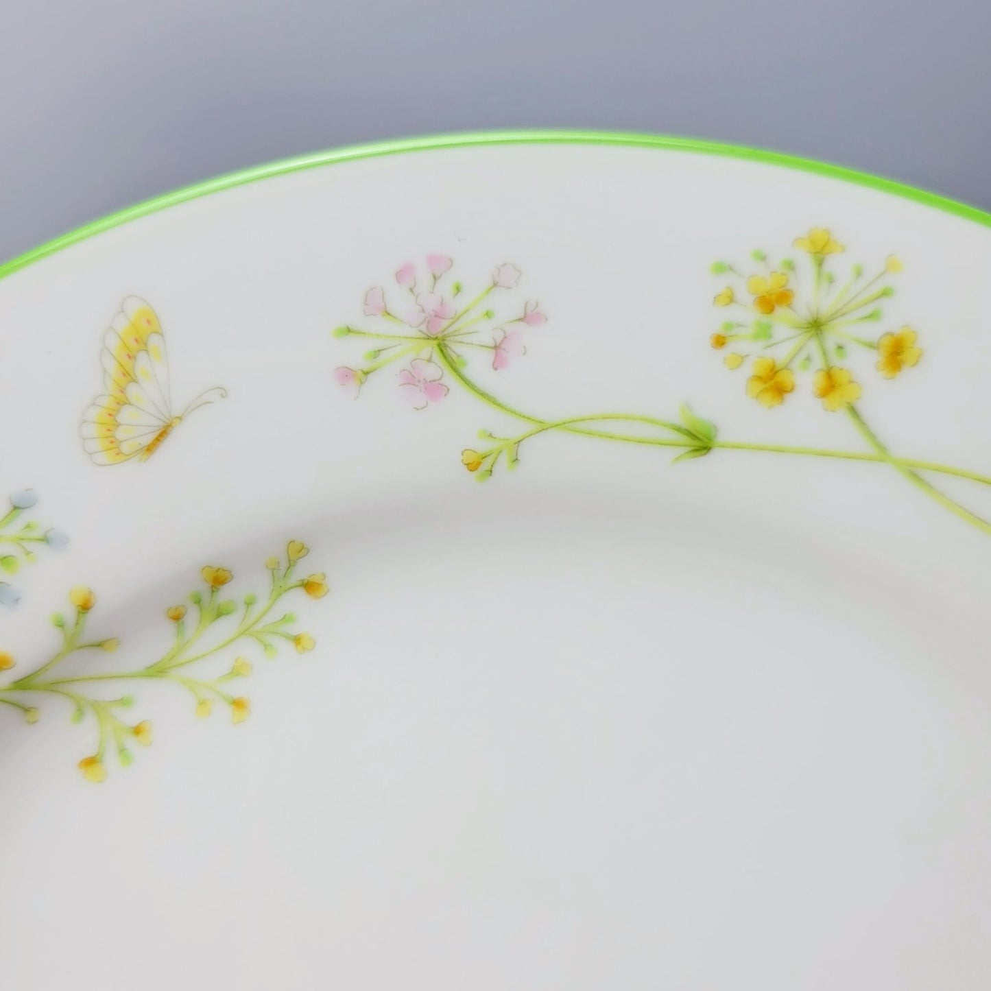 Noritake Reverie Salad Plate, Set of 2, Green Trim
