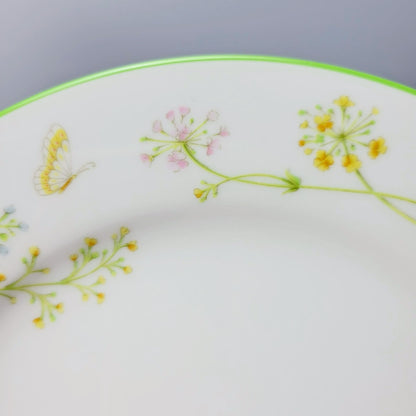 Noritake Reverie Salad Plate, Set of 2, Green Trim