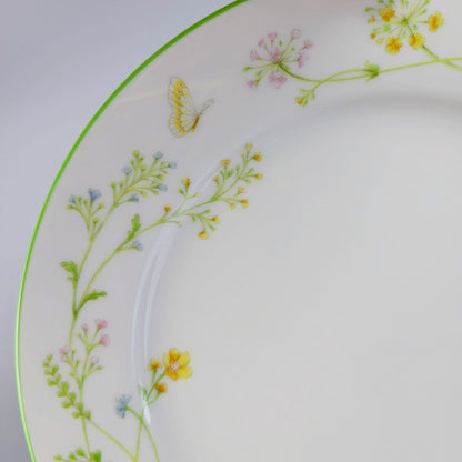 Noritake Reverie Salad Plate, Set of 2, Green Trim