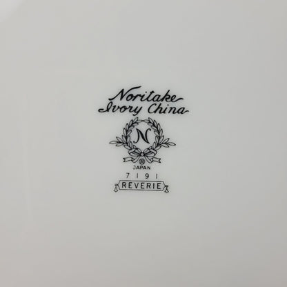 Noritake Reverie Salad Plate, Set of 2, Green Trim