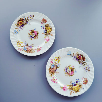 Aynsley "Summertime" Bread Plate, Set of 2, Made in England