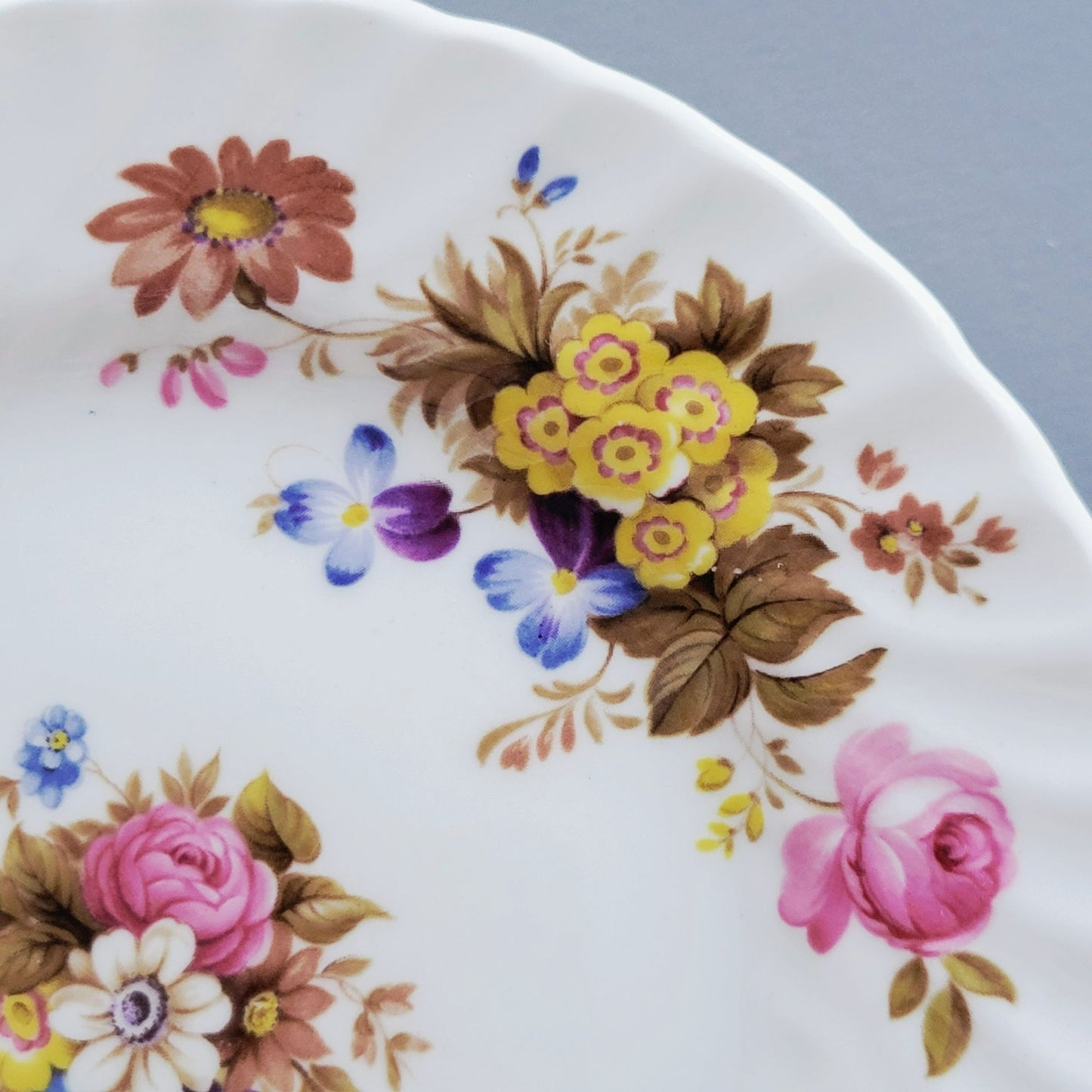 Aynsley "Summertime" Bread Plate, Set of 2, Made in England