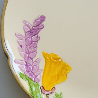 Franciscan Poppy Salad Plate, c.1950-55 USA