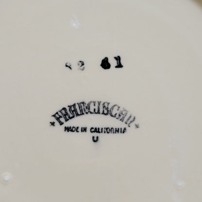 Franciscan Poppy Salad Plate, c.1950-55 USA