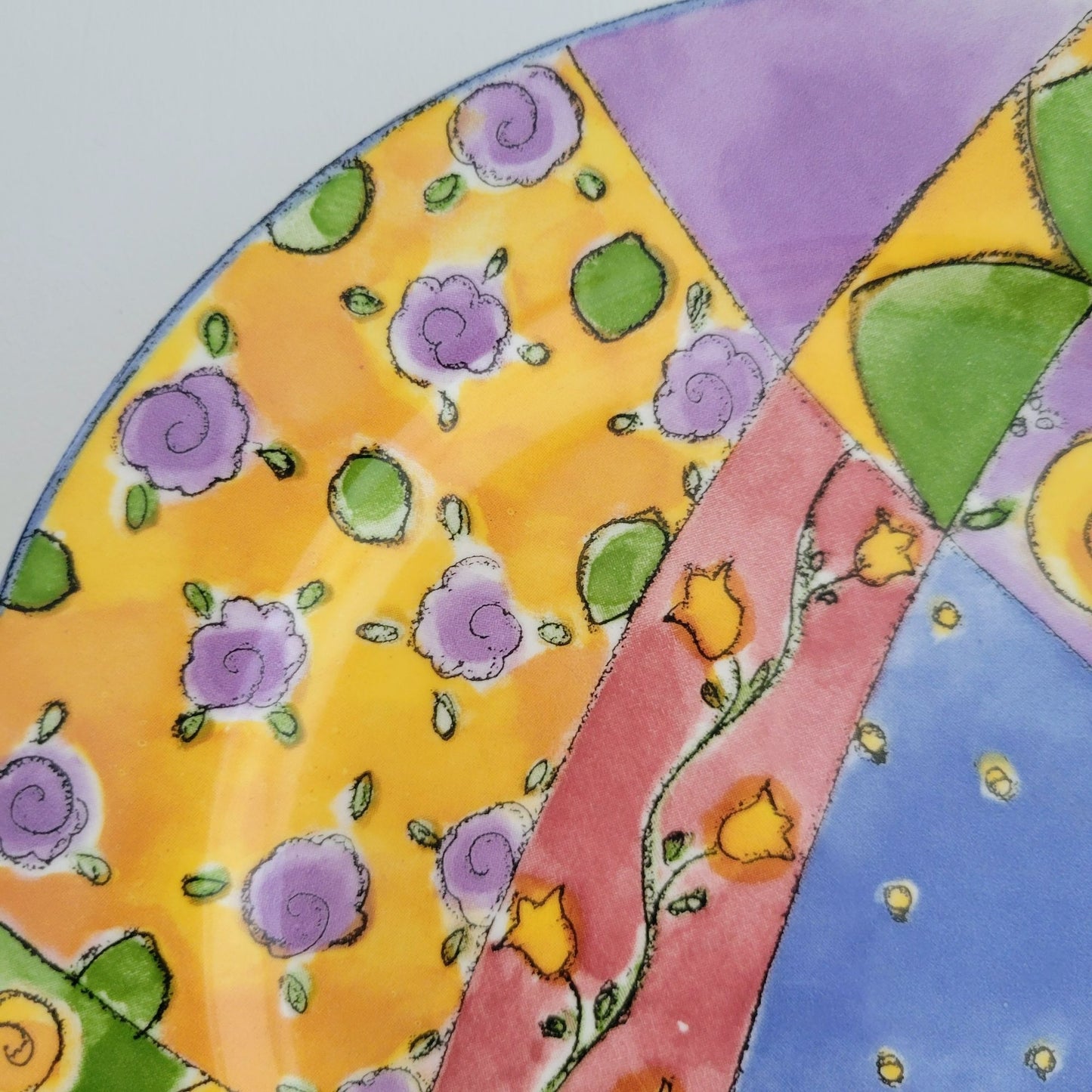 Sango The Sweet Shoppe Raspberry Tart Salad Plate, Set of 2, c.1999-2002