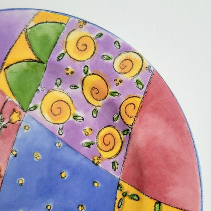 Sango The Sweet Shoppe Raspberry Tart Salad Plate, Set of 2, c.1999-2002