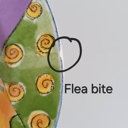 Sango The Sweet Shoppe Raspberry Tart Salad Plate, Set of 2, c.1999-2002