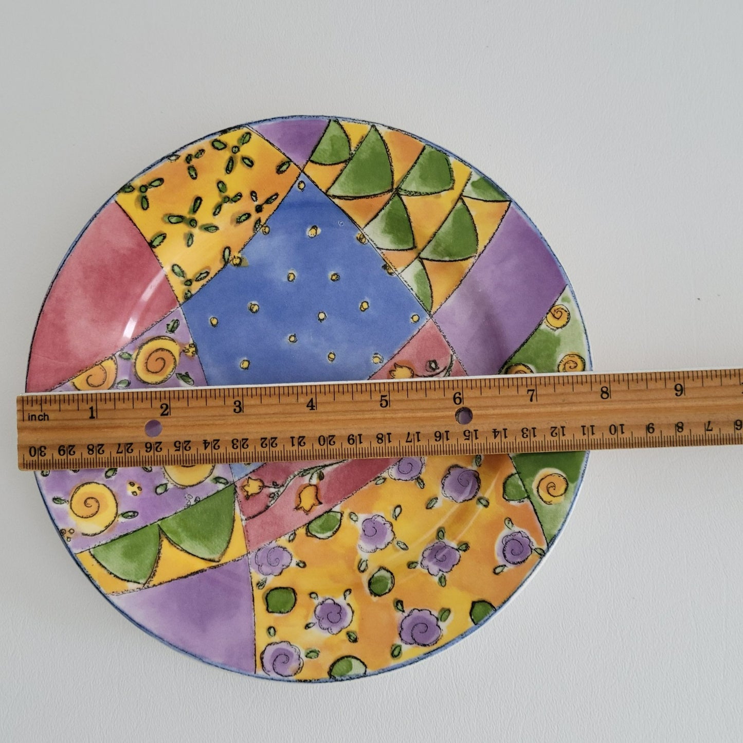 Sango The Sweet Shoppe Raspberry Tart Salad Plate, Set of 2, c.1999-2002