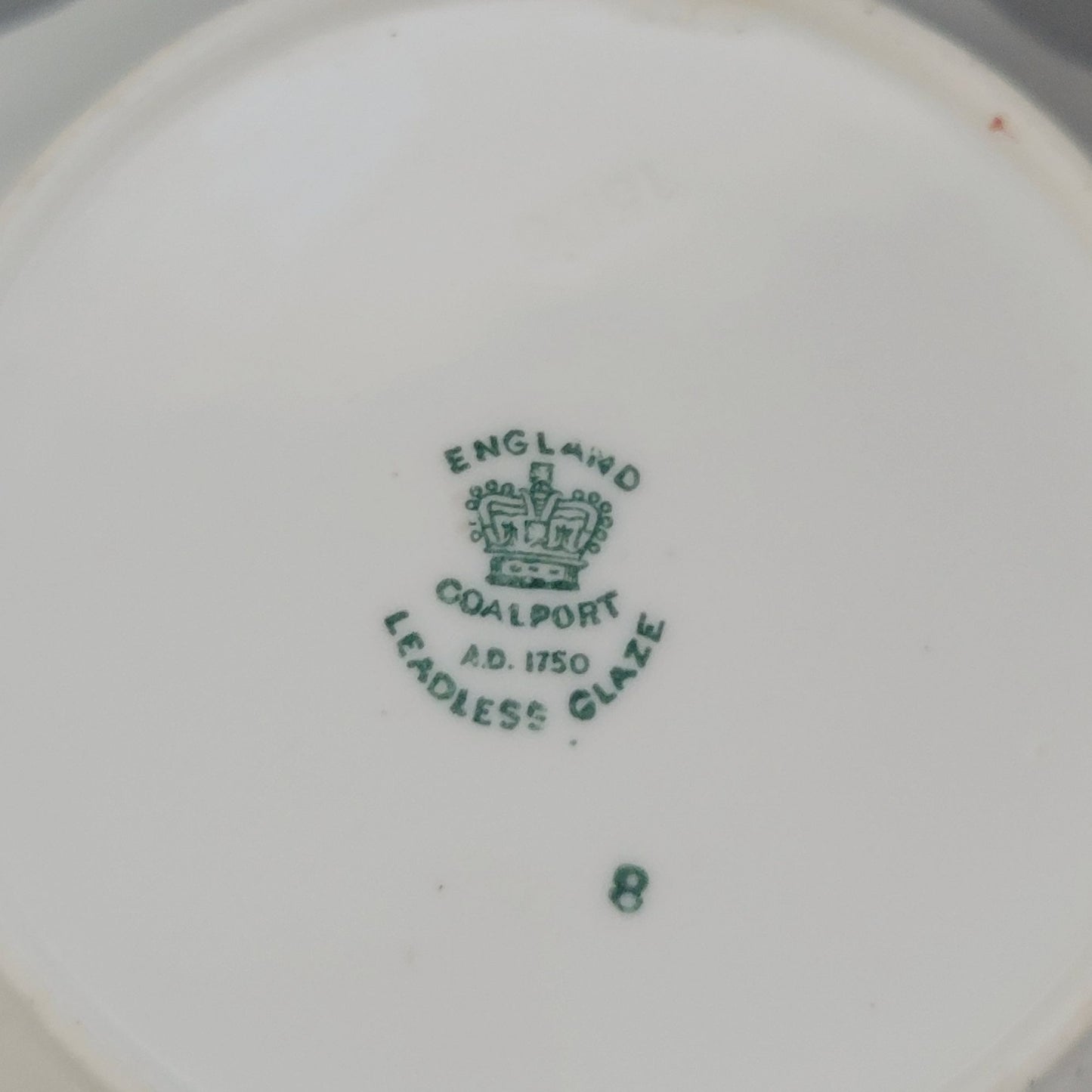 Antique Coalport Indian Tree Dessert Bowl Set of 2,  c.1891-1920 England