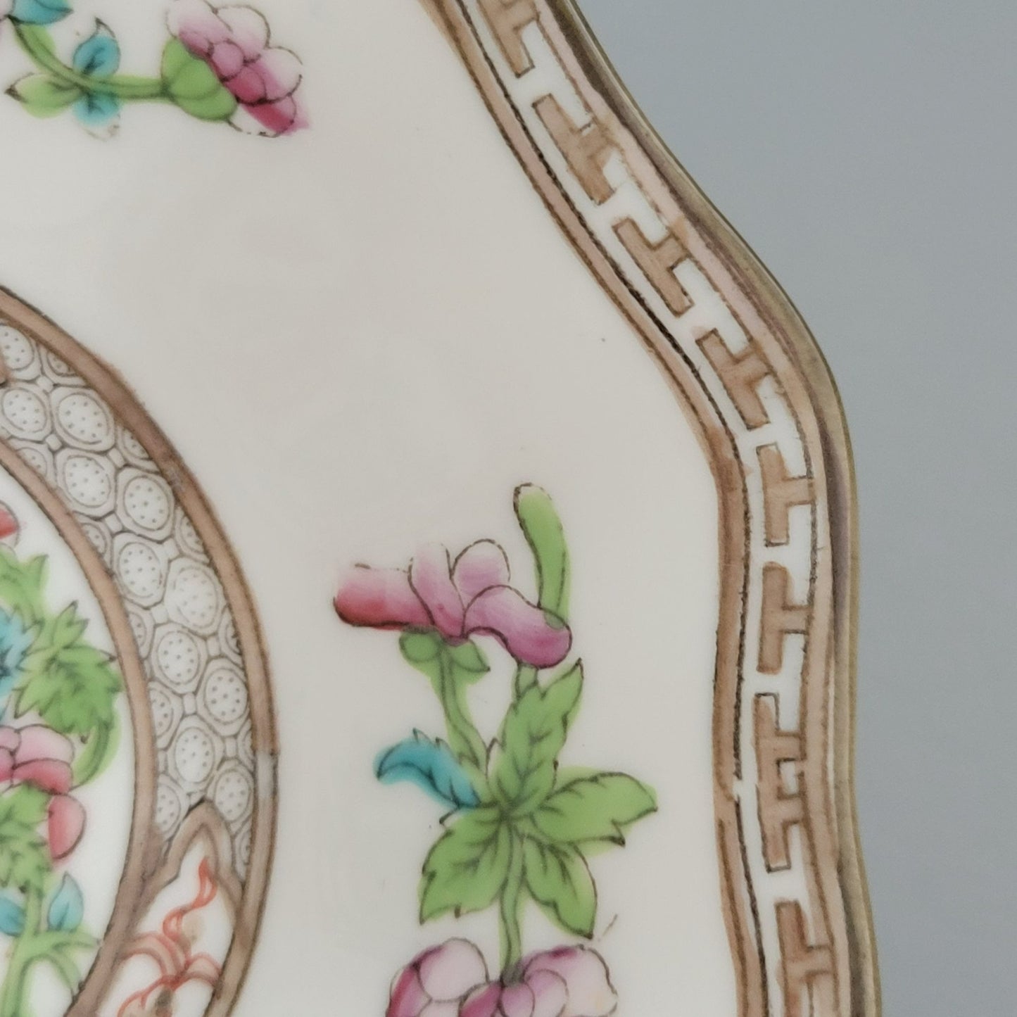 Antique Coalport Indian Tree Dessert Bowl Set of 2,  c.1891-1920 England