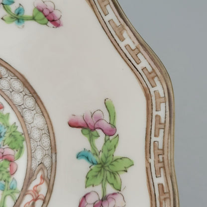 Antique Coalport Indian Tree Dessert Bowl Set of 2,  c.1891-1920 England