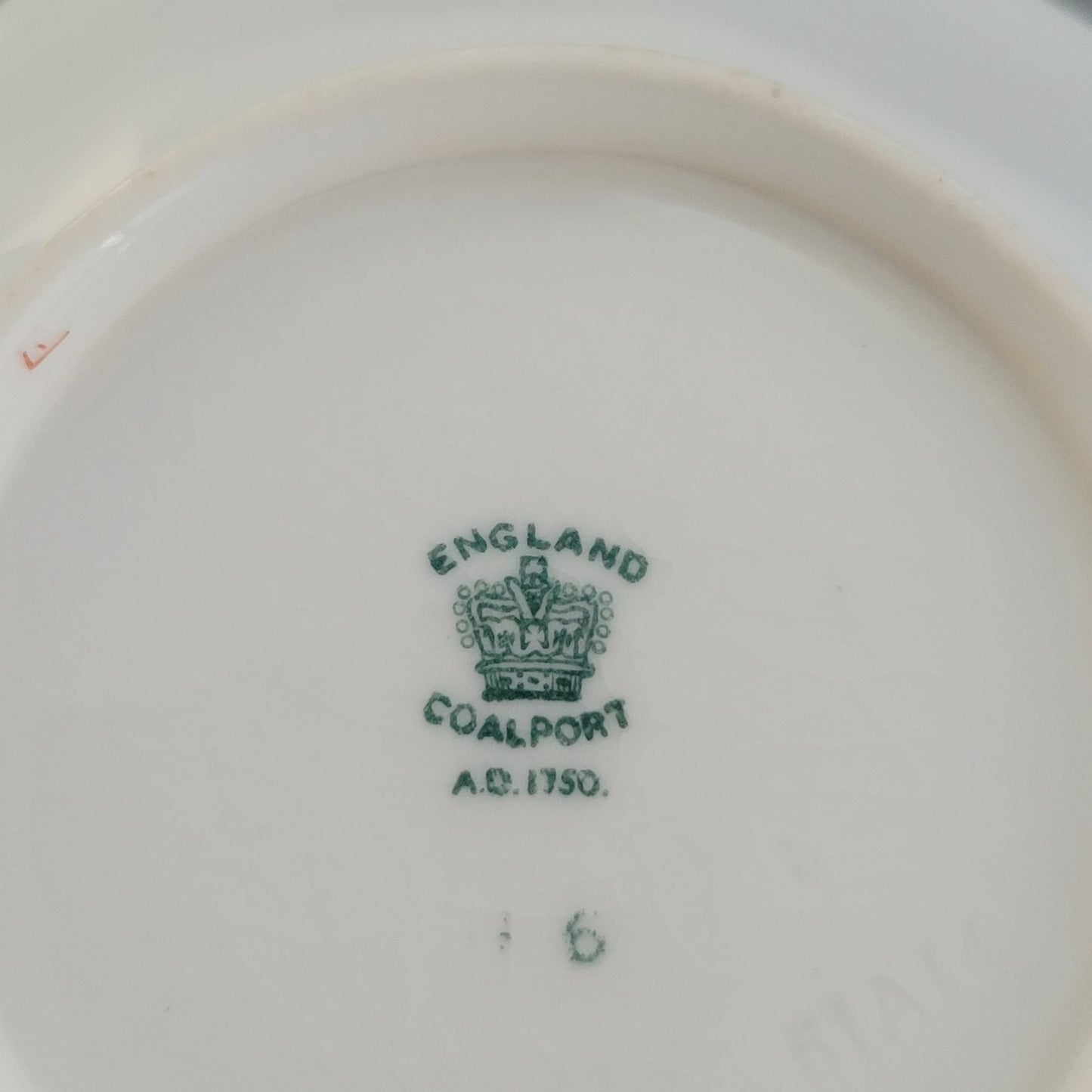 Antique Coalport Indian Tree Dessert Bowl Set of 2,  c.1891-1920 England