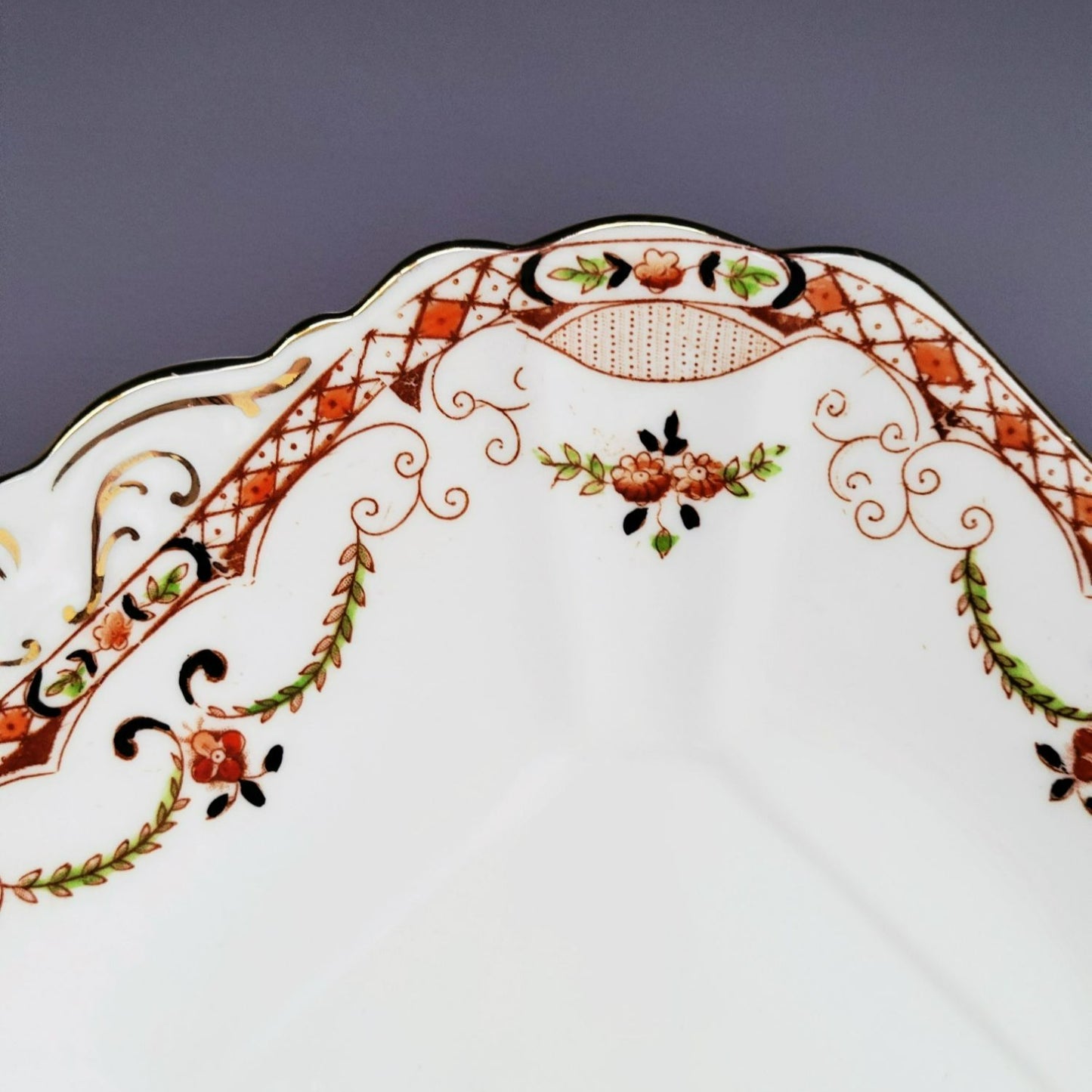 Samuel Radford "Irene" Handled Square Cake Plate, c1924-55 England