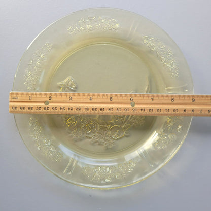 Federal Glass Sharon Luncheon Plate Set of 2, c.1930s USA