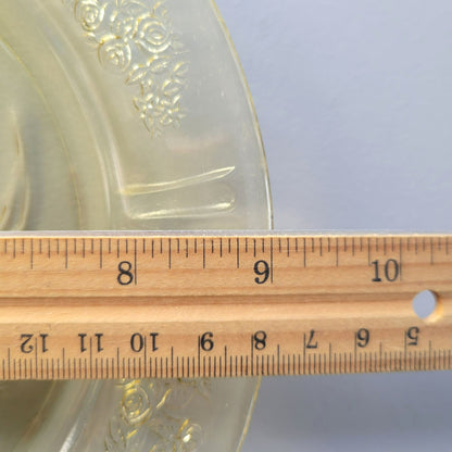 Federal Glass Sharon Luncheon Plate Set of 2, c.1930s USA