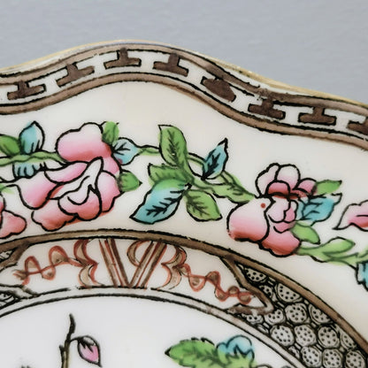 Antique Coalport Indian Tree Salad Plate,  c.1891-1920 England