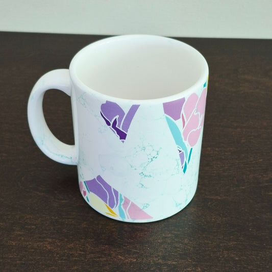 Waechtersbach Pastel Floral Mug, W. Germany Mark