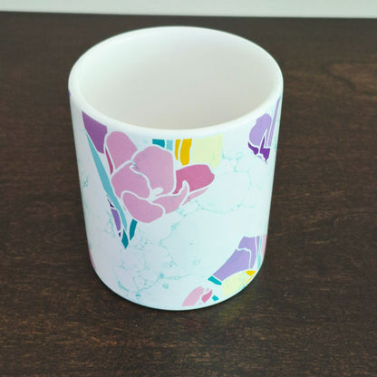 Waechtersbach Pastel Floral Mug, W. Germany Mark
