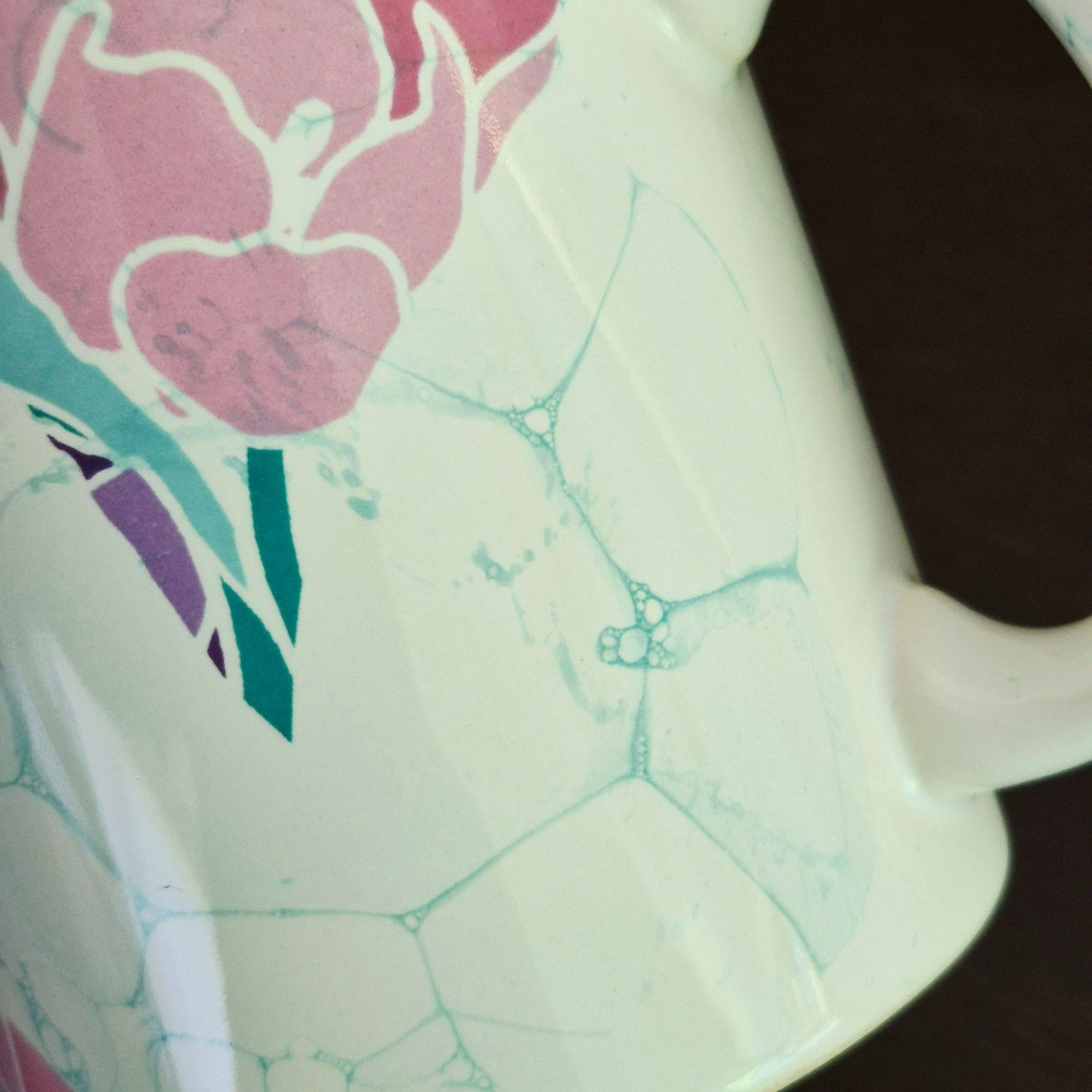 Waechtersbach Pastel Floral Mug, W. Germany Mark