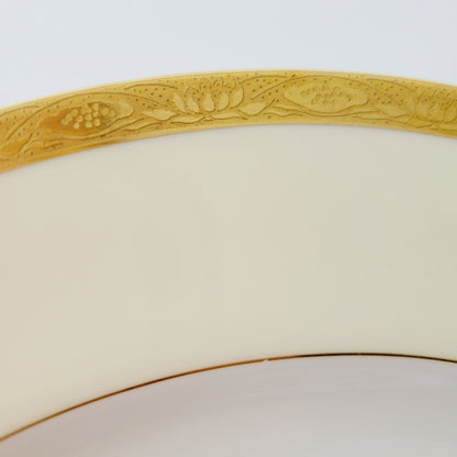 Antique Mintons Dinner Plate, Gold Encrusted Trim,  c.1873-1912 England
