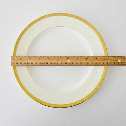 Antique Mintons Dinner Plate, Gold Encrusted Trim,  c.1873-1912 England