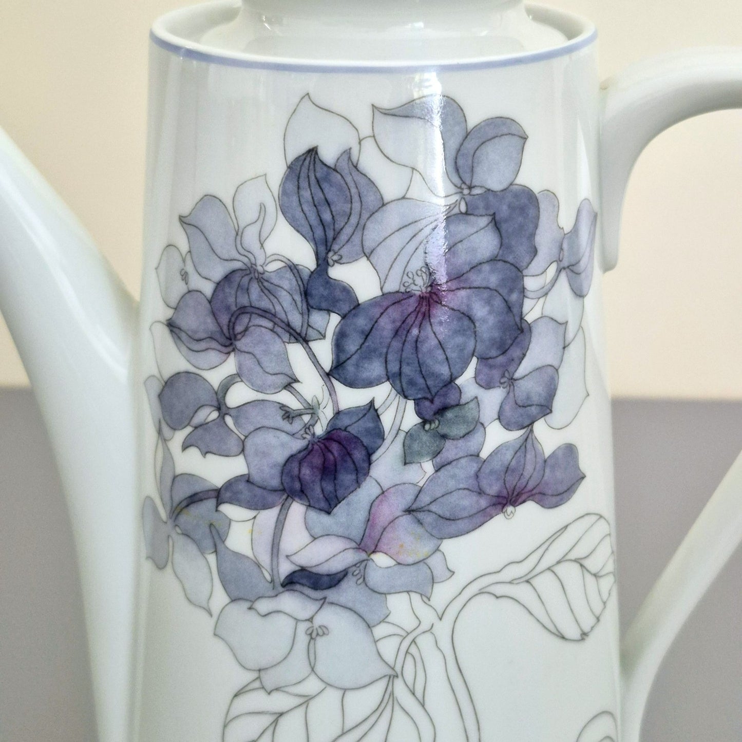 Block Spal "Hydrangea" Coffee Pot,  c.1982-91 Portugal