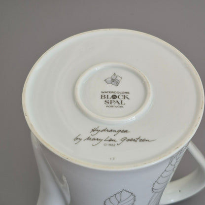 Block Spal "Hydrangea" Coffee Pot,  c.1982-91 Portugal