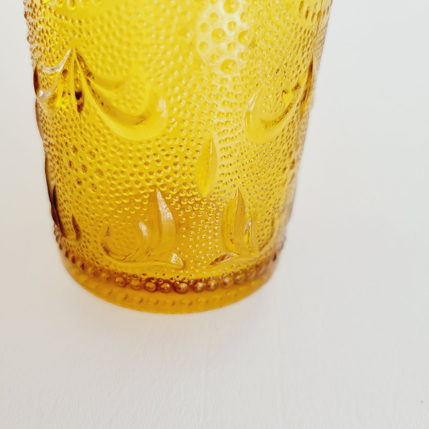 Brockway Glass Co. American Concord Amber Glass Tumblers, c.1977-78 USA