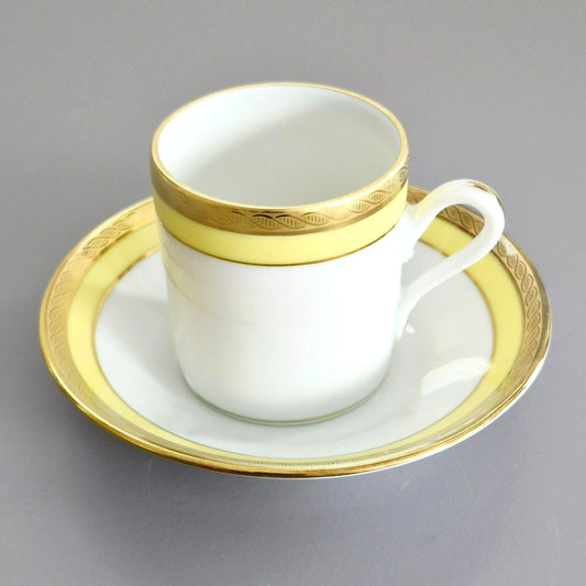 Richard Ginori "Palermo Yellow" Espresso Cup & Saucer, Italy c.1960-70s